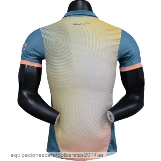 Nuevo 4ª Jugadores Camiseta Manchester City 24/25 Amarillo Baratas